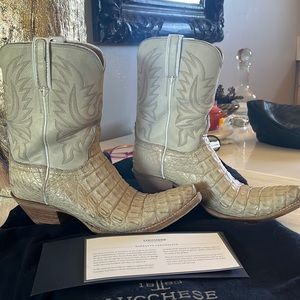Lucchese Dale exotic boots size 8, worn four times